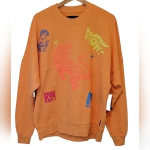 New York City Spirit Jersey Sweat Shirt Women's Size Medium